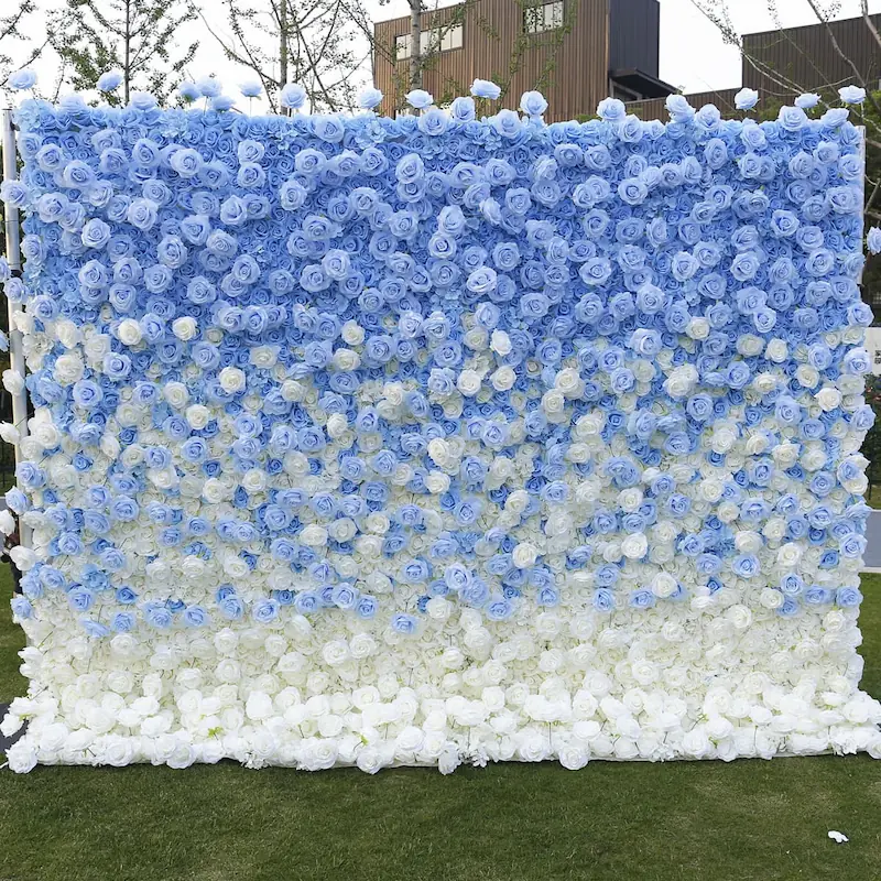 Rose Wall Backdrop – Wholesale Artificial Rose Flower Wall