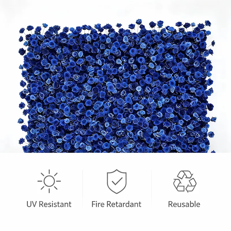 Silk Flower Wall – Artificial Flowers Wall Panels