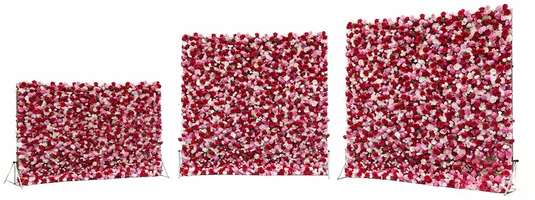 custom size flower wall backdrop size options 6x4 8x8 10x8