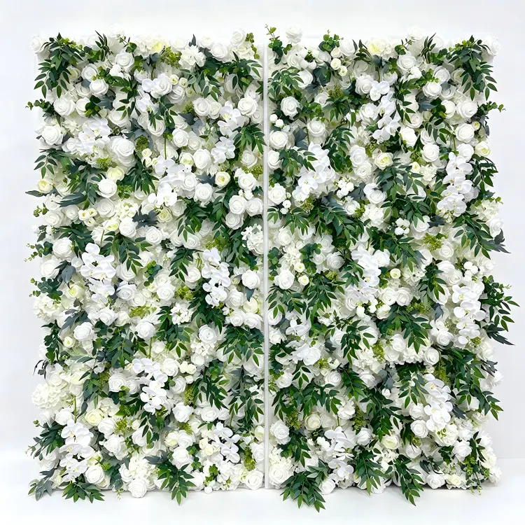 modular flower wall panel interlocking system snap together