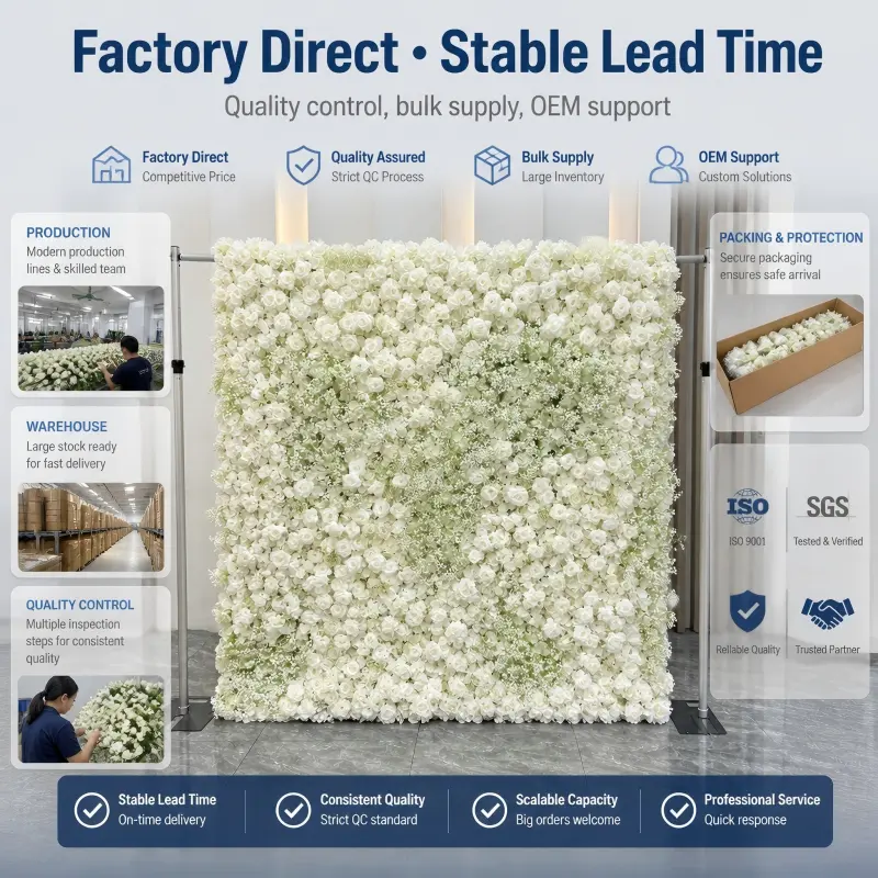 Blue White Gradient Flower Wall Panel – Artistic Floral Backdrop