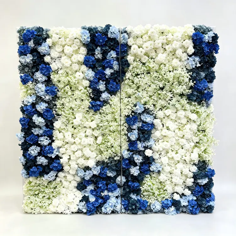modular flower wall panel interlocking system snap together