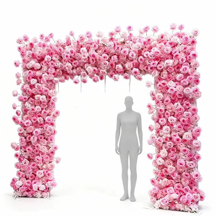 pink-flower-arch-size-chart-2m-2.4m-3m