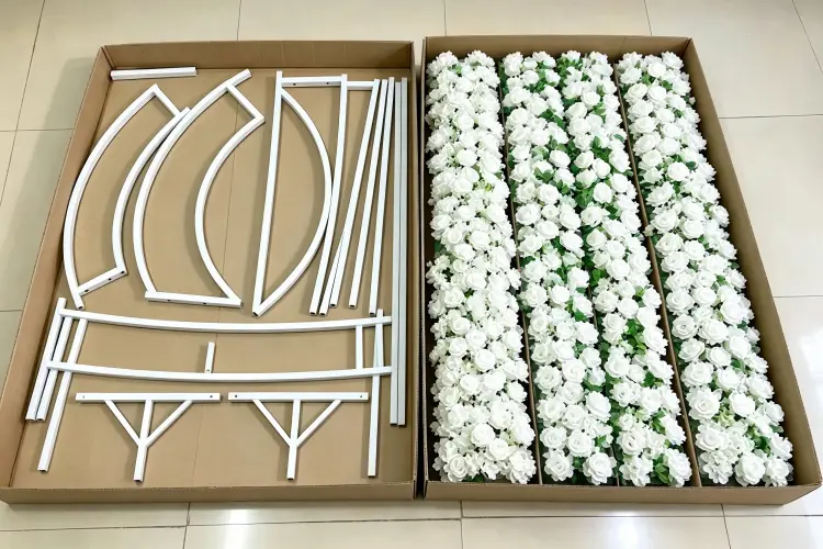 artificial flower arch packaging foldable carton box