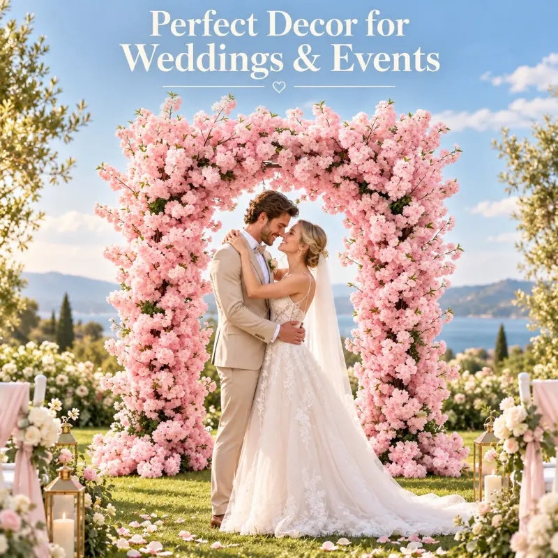 Cherry Blossom Arch – Pink Cherry Blossom Flower Arch