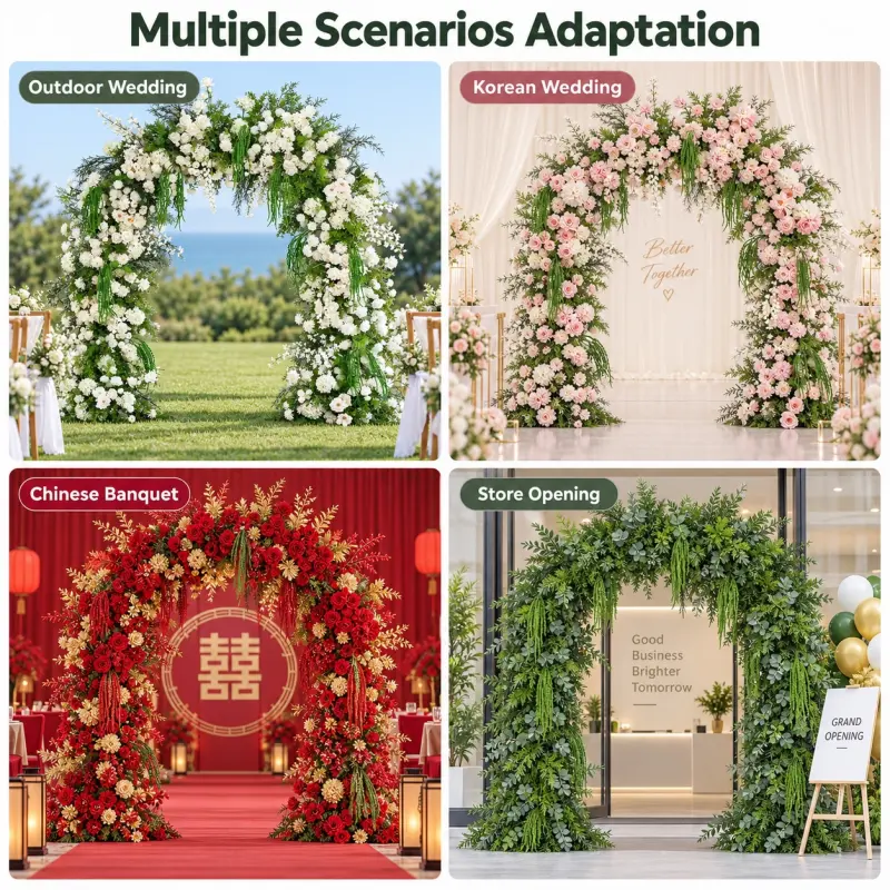 Wedding Arch with Stand – Flower Arch Stand Included