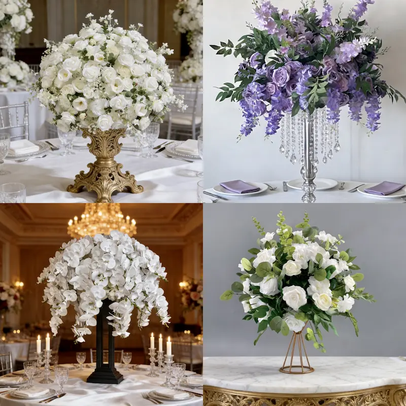 Flower Ball for Wedding – Artificial Flower Ball Decoration（Versatile Floral Ball for Wedding Ceremonies & Receptions）