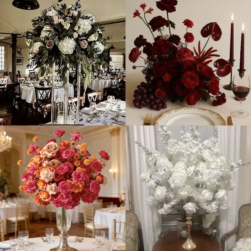 Flower Ball for Wedding – Artificial Flower Ball Decoration（Versatile Floral Ball for Wedding Ceremonies & Receptions）