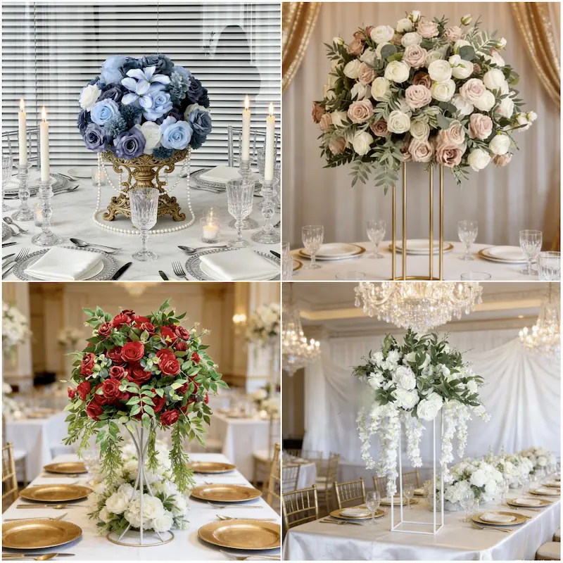 Flower Ball for Wedding – Artificial Flower Ball Decoration（Versatile Floral Ball for Wedding Ceremonies & Receptions）