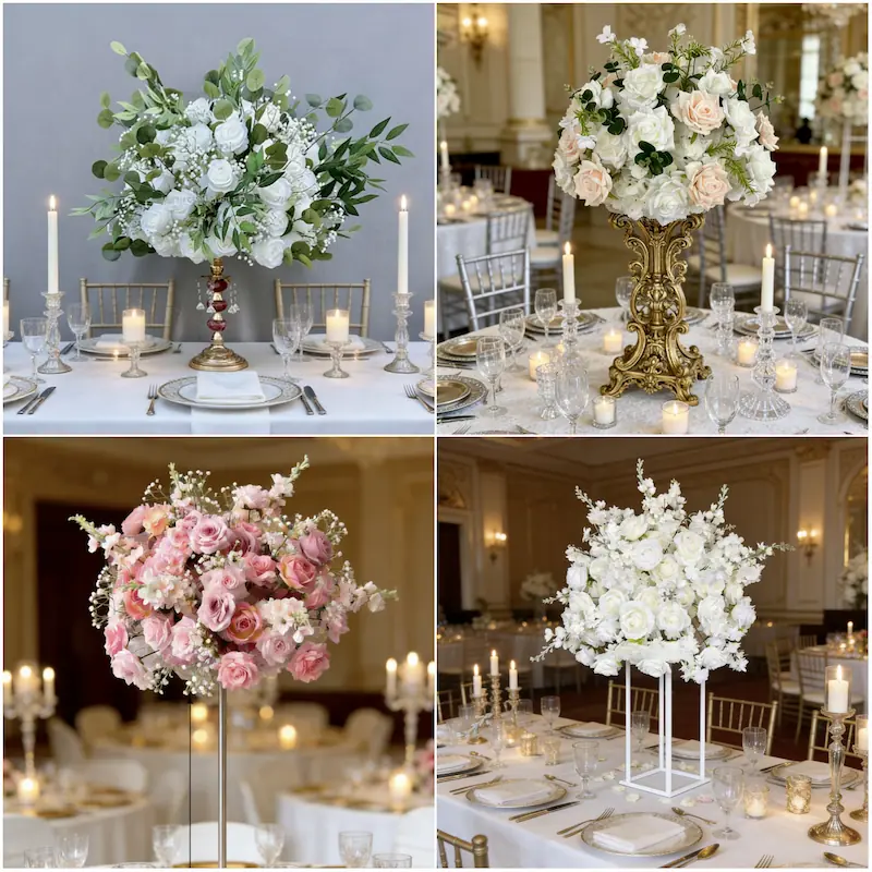 Flower Ball for Wedding – Artificial Flower Ball Decoration（Versatile Floral Ball for Wedding Ceremonies & Receptions）
