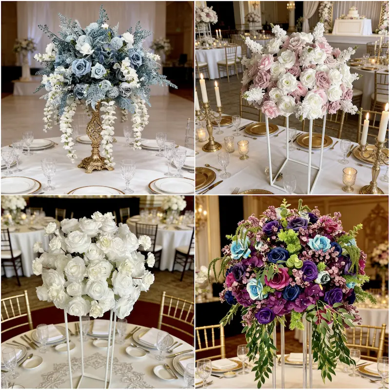 Flower Ball for Wedding – Artificial Flower Ball Decoration（Versatile Floral Ball for Wedding Ceremonies & Receptions）