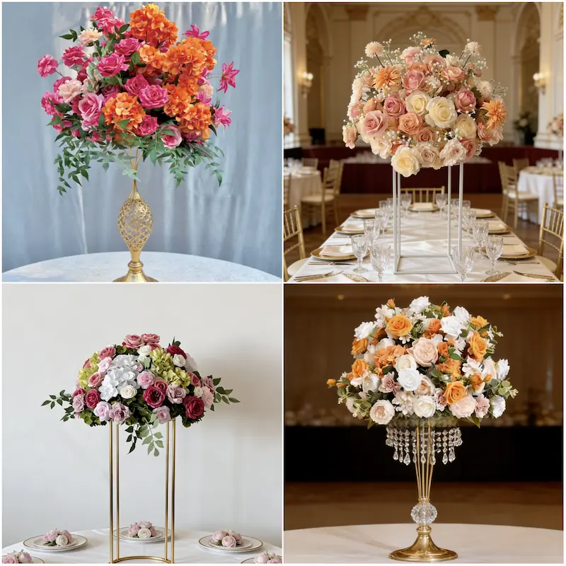 Flower Ball for Wedding – Artificial Flower Ball Decoration（Versatile Floral Ball for Wedding Ceremonies & Receptions）