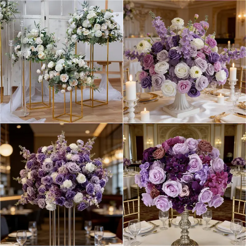 Artificial Flower Ball – Silk Flower Ball Wedding Decoration（Versatile Silk Floral Decor for Weddings & Events）