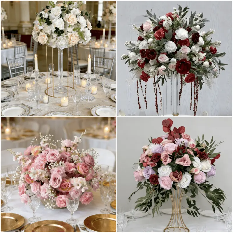 Flower Ball for Wedding – Artificial Flower Ball Decoration（Versatile Floral Ball for Wedding Ceremonies & Receptions）