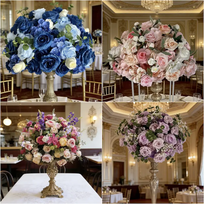 Artificial Flower Ball – Silk Flower Ball Wedding Decoration（Versatile Silk Floral Decor for Weddings & Events）