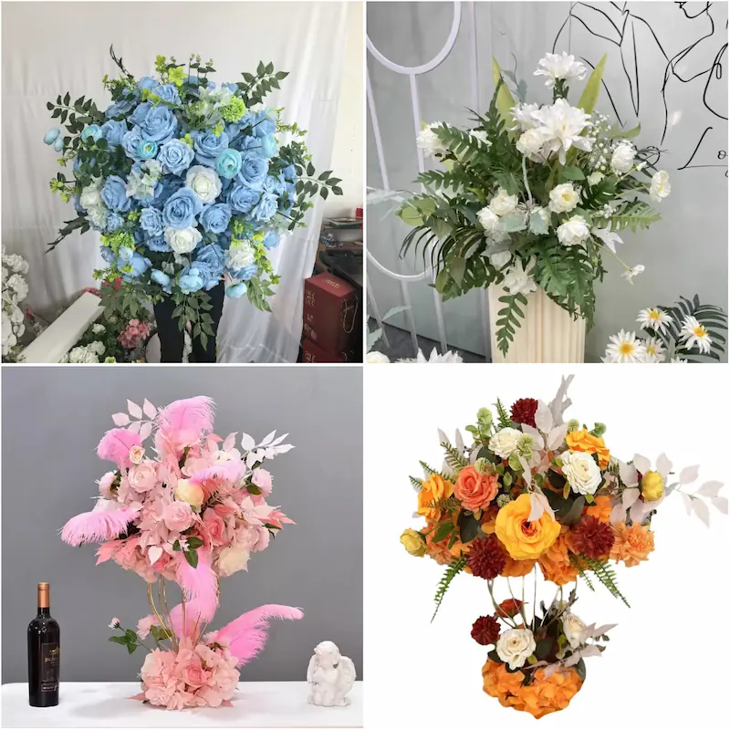 Artificial Flower Ball – Silk Flower Ball Wedding Decoration（Versatile Silk Floral Decor for Weddings & Events）