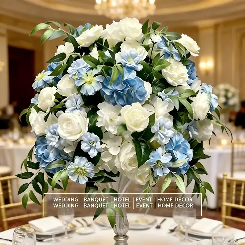 Flower Ball Centerpieces – Artificial Flower Ball for Table（Versatile Floral Decor for Weddings, Parties & Events）