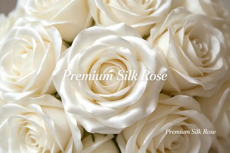 white rose texture close up pure silk petals
