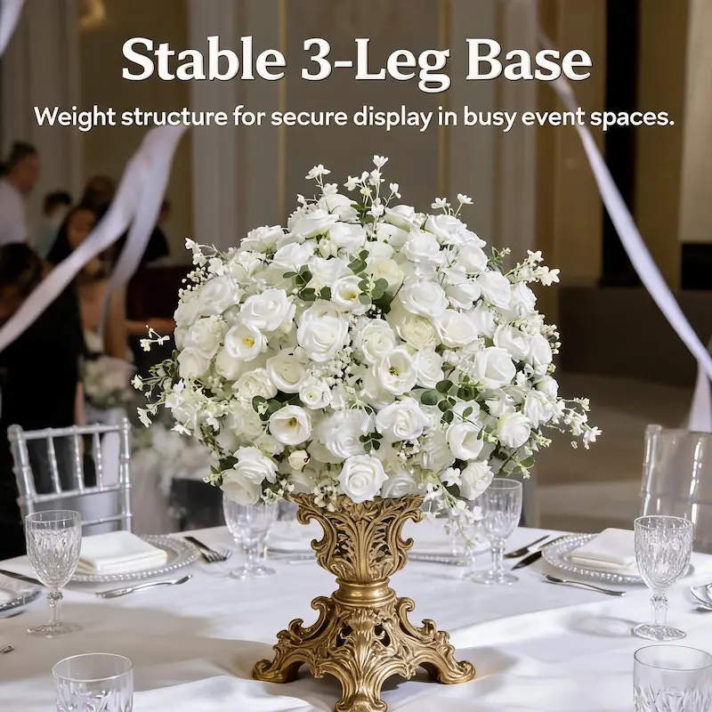 Flower Arrangement Wedding – Artificial Flower Ball Centerpiece（Elegant Floral Ball for Wedding Tables & Displays）