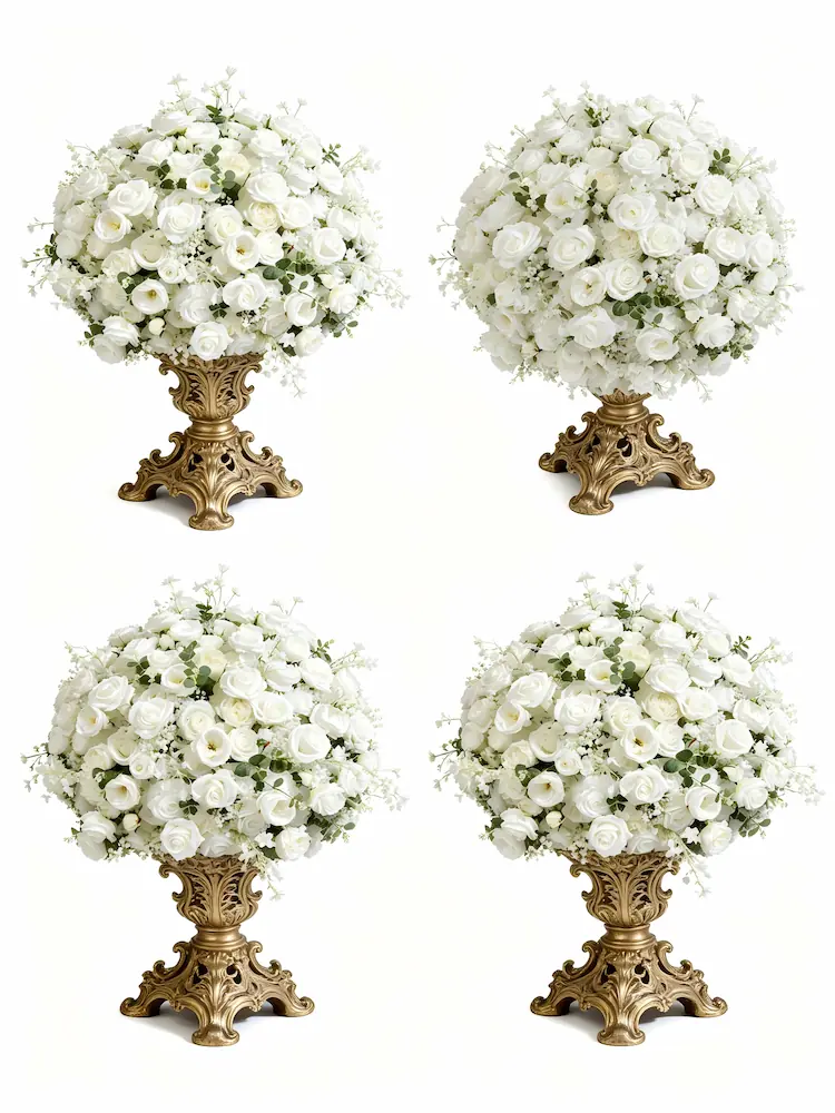 artificial flower ball centerpiece product view wedding