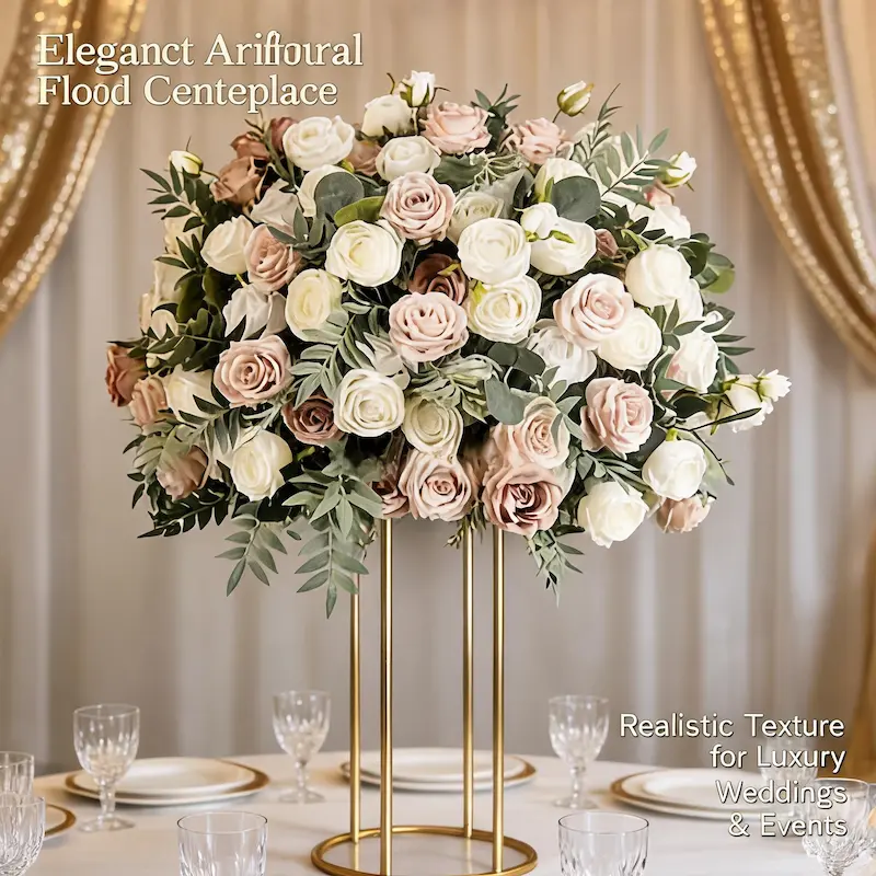 Flower Ball for Wedding – Artificial Flower Ball Decoration（Versatile Floral Ball for Wedding Ceremonies & Receptions）