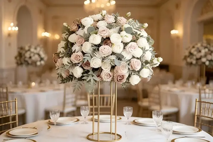 flower ball for wedding ceremony decor elegant
