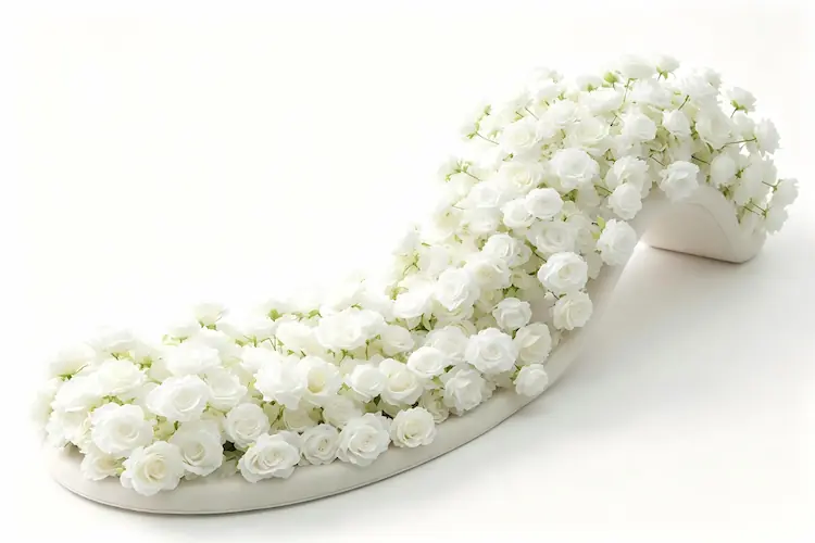 artificial flower runner product view continuous floral