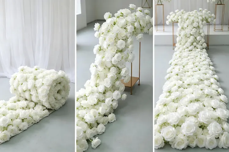 flower runner installation process easy lay