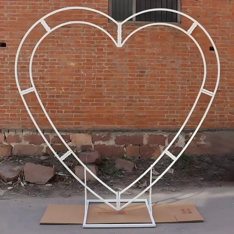 Heart Shaped Metal Arch – Reusable Event Backdrop for Wedding