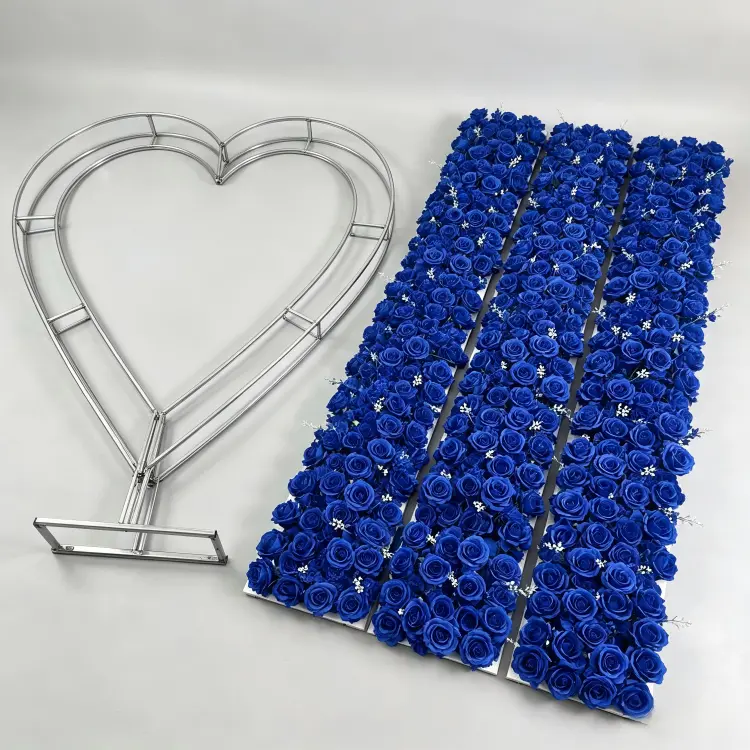 foldable heart flower wall flat storage transport