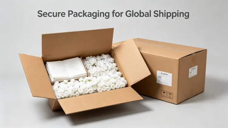 heart flower arch product packaging carton box