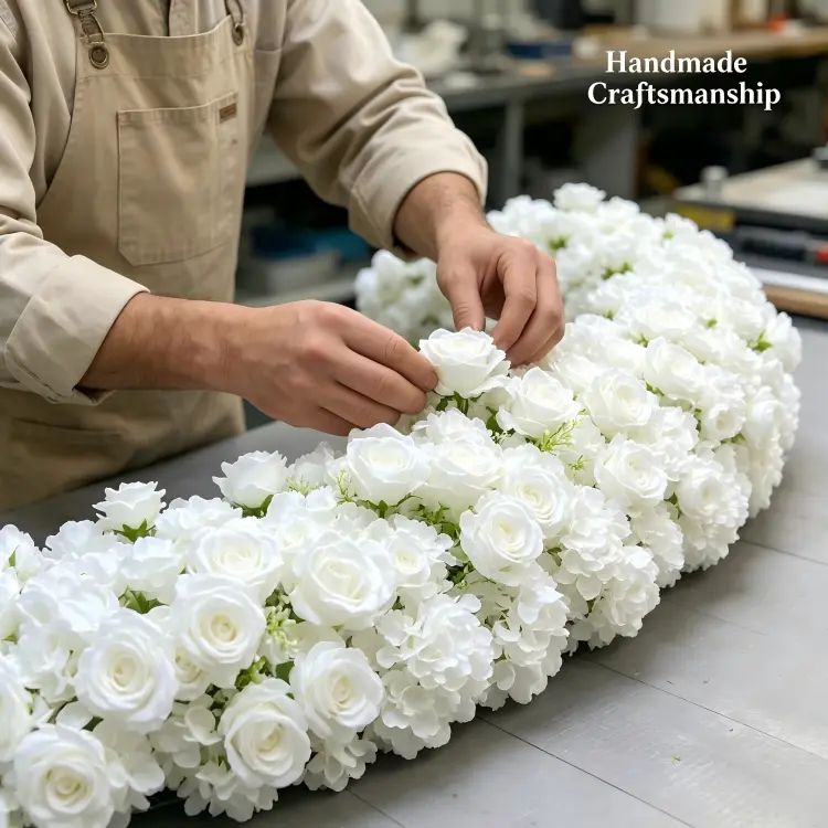 handmade artificial flower arrangement craftsmanship