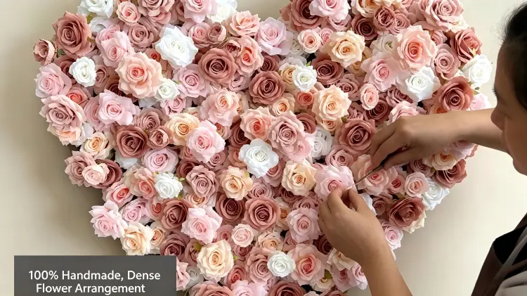 handmade artificial flower arrangement craftsmanship