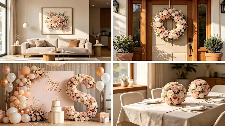 How to Repurpose Artificial Flower Walls for Home Decor and Small Events