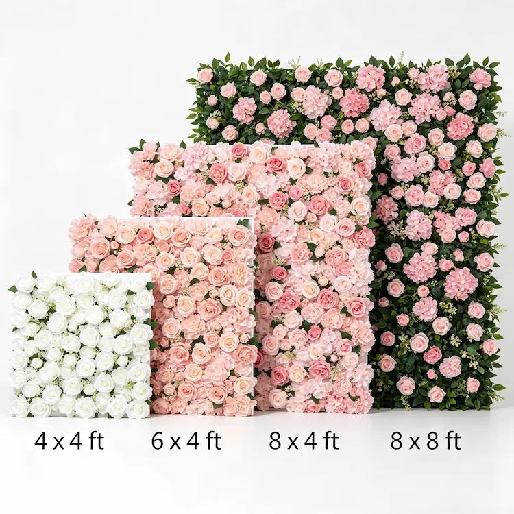 artificial flower wall cost comparison