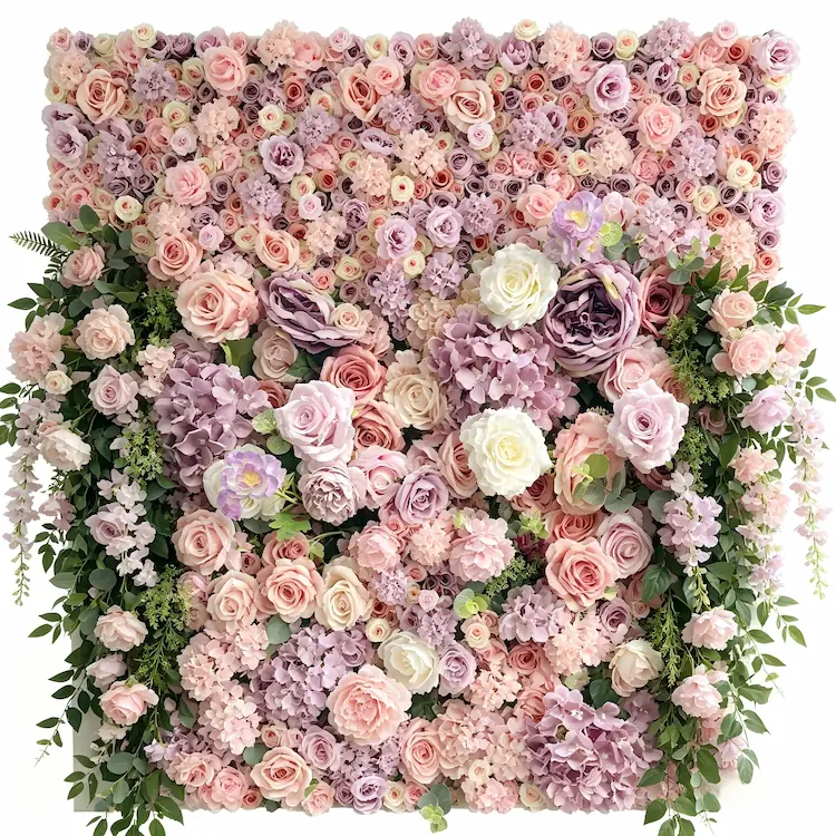 romantic garden flower wall style
