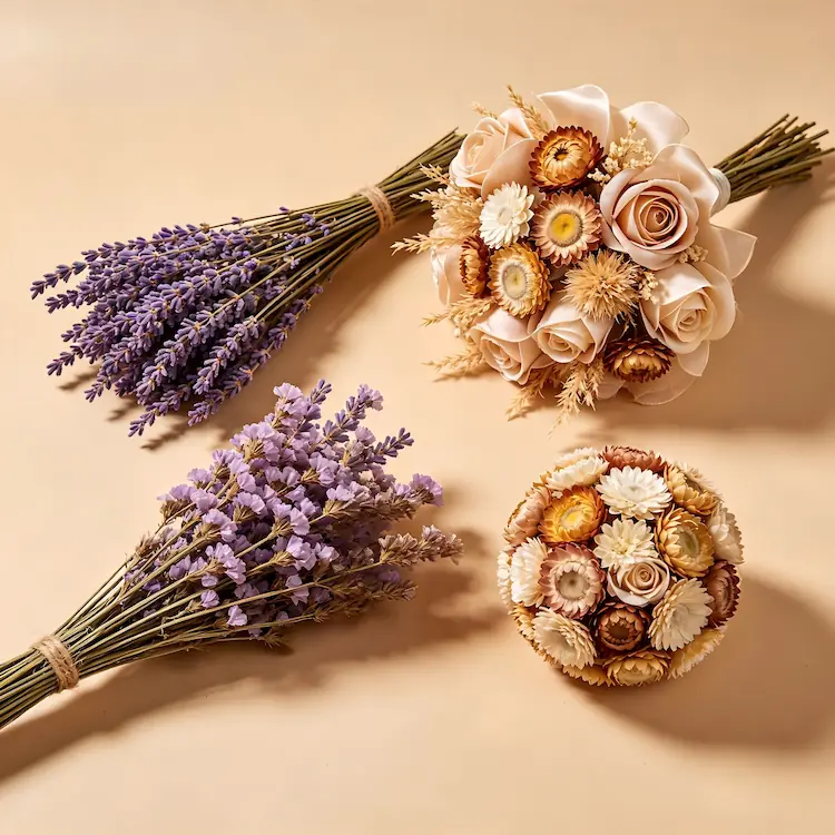 dried flowers boho wedding
