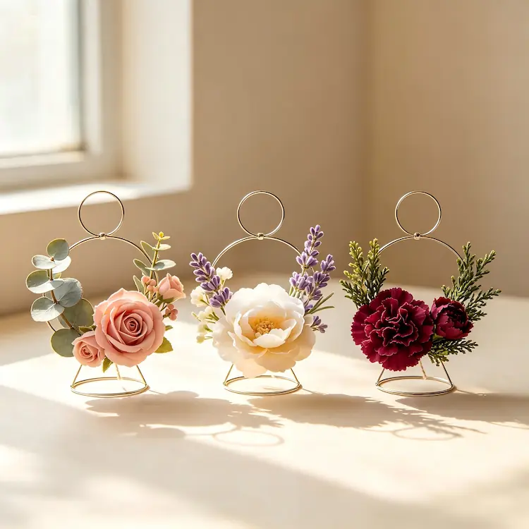 mini flower wreath diy