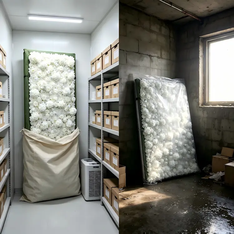 flower wall storage environment tips