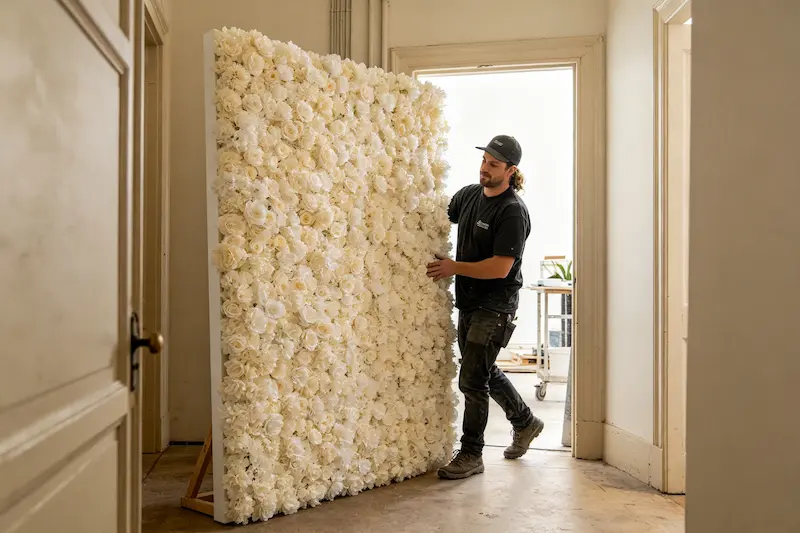 How to Transport and Move Artificial Flower Walls Without Damage: Complete Guide