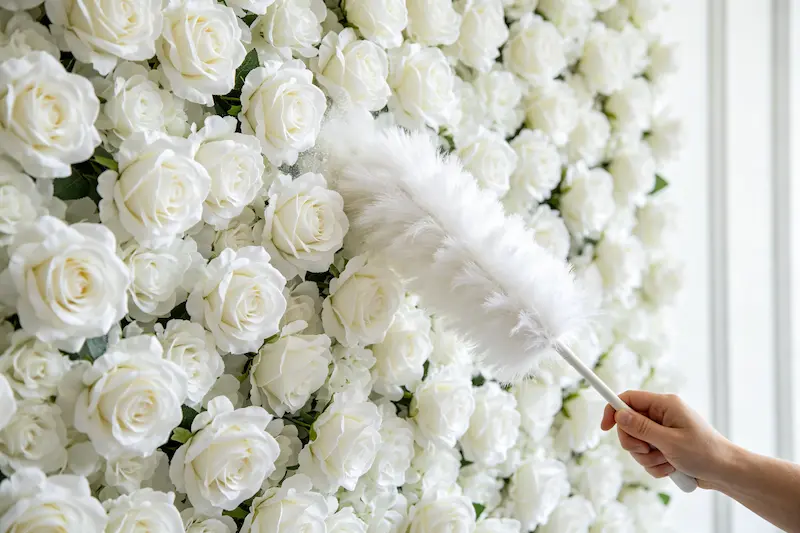 How to Clean Artificial Flower Walls: Complete Care Guide