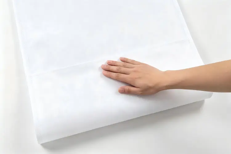 fabric backing quality inspection artificial flower wall
