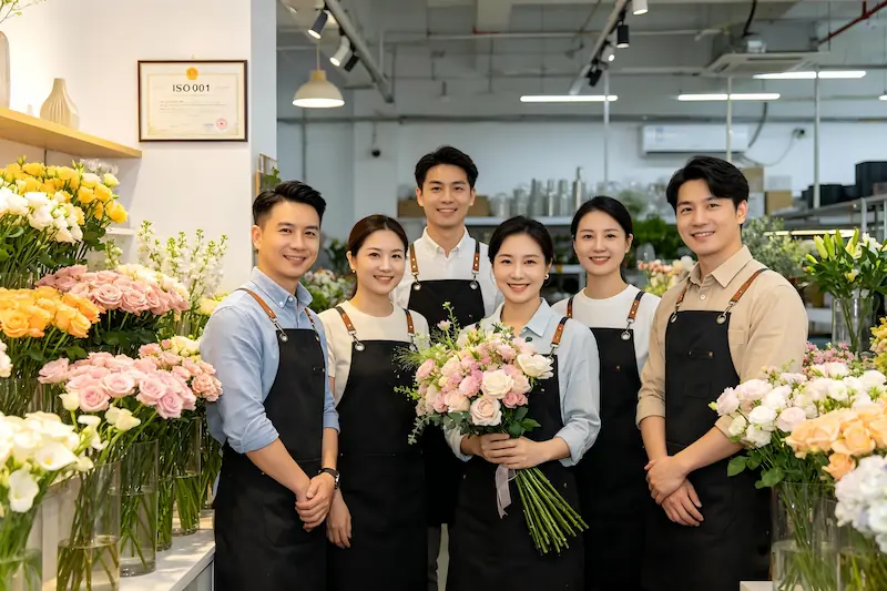 Xibo Floral bespoke wedding floral manufacturer factory