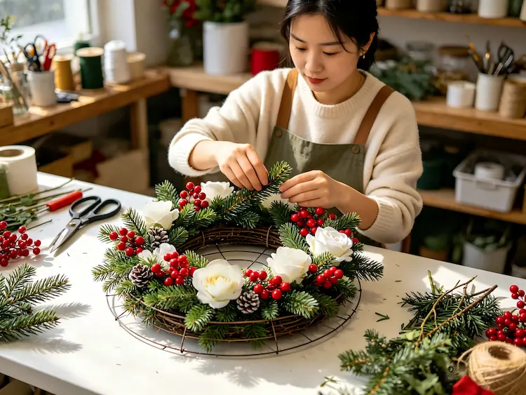 holiday decor sample making Xibo Floral