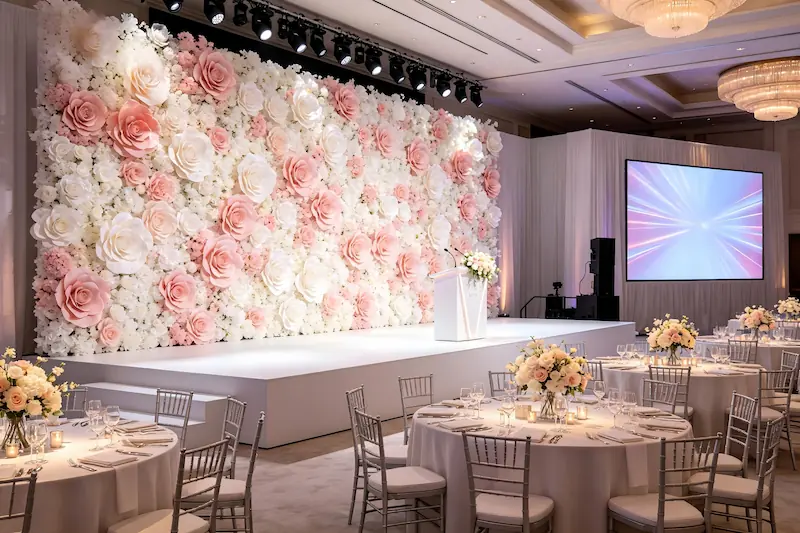 How NYC Event Agency Delivered 12 Brand Activations with Xibo Floral's Custom Event Floral Installations – A Case Study
