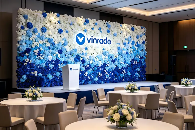 Nova Events brand activation floral setup