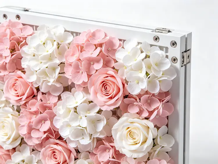 modular floral panel event installation Xibo Floral