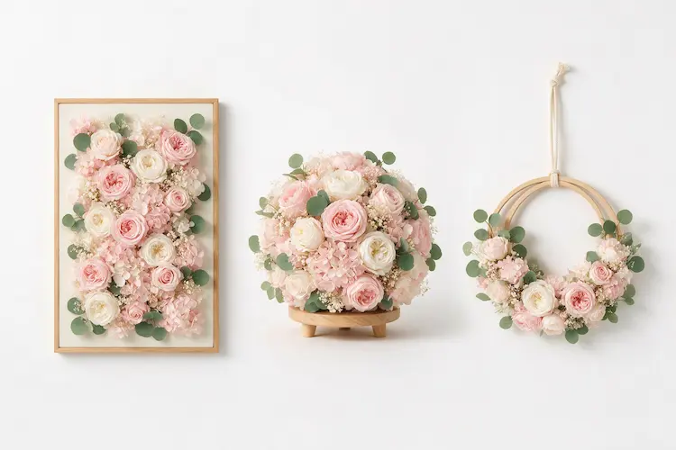commercial-floral-package-flower-wall-centerpiece-hanging-wreath