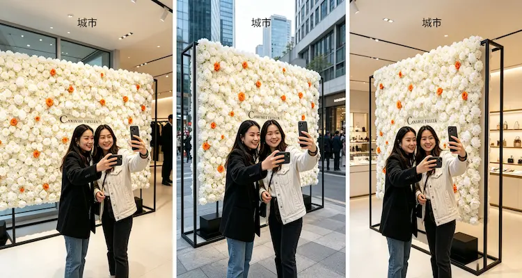 multi city pop up floral consistency Toronto Vancouver Montreal