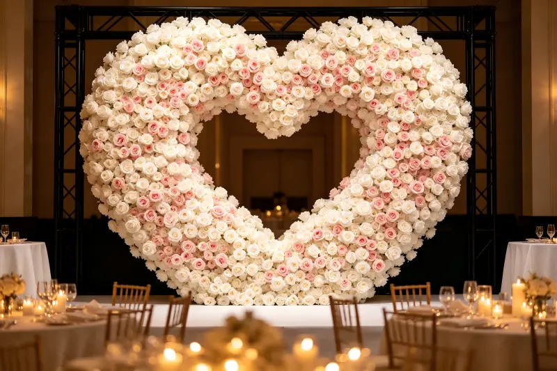 Reusable Valentine's Day Floral Decor: How Luxe Event Collective Cut Costs by 65%